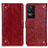 Leather Case Stands Flip Cover Holder K06Z for Xiaomi Redmi K40S 5G Red