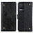 Leather Case Stands Flip Cover Holder K06Z for Xiaomi Redmi K50 5G