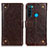 Leather Case Stands Flip Cover Holder K06Z for Xiaomi Redmi Note 8 (2021)