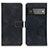 Leather Case Stands Flip Cover Holder K07Z for Google Pixel 6 Pro 5G Black