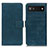 Leather Case Stands Flip Cover Holder K07Z for Google Pixel 7a 5G Green