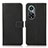 Leather Case Stands Flip Cover Holder K07Z for Huawei Honor 50 Pro 5G Black