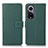 Leather Case Stands Flip Cover Holder K07Z for Huawei Nova 9 Green