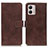 Leather Case Stands Flip Cover Holder K07Z for Motorola Moto G53 5G