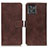 Leather Case Stands Flip Cover Holder K07Z for Motorola ThinkPhone 5G