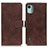 Leather Case Stands Flip Cover Holder K07Z for Nokia C12