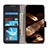 Leather Case Stands Flip Cover Holder K07Z for Nokia C12