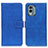 Leather Case Stands Flip Cover Holder K07Z for Nokia X30 5G Blue