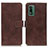 Leather Case Stands Flip Cover Holder K07Z for Nokia XR21