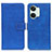 Leather Case Stands Flip Cover Holder K07Z for OnePlus Ace 2V 5G Blue