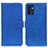 Leather Case Stands Flip Cover Holder K07Z for OnePlus Nord CE 2 5G Blue