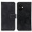 Leather Case Stands Flip Cover Holder K07Z for OnePlus Nord N30 5G Black