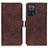 Leather Case Stands Flip Cover Holder K07Z for Oppo A55 5G