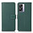 Leather Case Stands Flip Cover Holder K07Z for Oppo K10 5G India Green