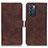 Leather Case Stands Flip Cover Holder K07Z for Oppo Reno6 5G