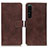 Leather Case Stands Flip Cover Holder K07Z for Sony Xperia 1 IV