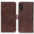 Leather Case Stands Flip Cover Holder K07Z for Sony Xperia 10 III Lite