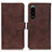 Leather Case Stands Flip Cover Holder K07Z for Sony Xperia 5 III SO-53B