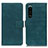 Leather Case Stands Flip Cover Holder K07Z for Sony Xperia 5 III SO-53B Green