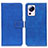 Leather Case Stands Flip Cover Holder K07Z for Xiaomi Civi 2 5G Blue