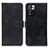 Leather Case Stands Flip Cover Holder K07Z for Xiaomi Mi 11i 5G (2022) Black