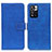 Leather Case Stands Flip Cover Holder K07Z for Xiaomi Mi 11i 5G (2022) Blue