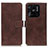 Leather Case Stands Flip Cover Holder K07Z for Xiaomi Redmi 10 India