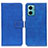 Leather Case Stands Flip Cover Holder K07Z for Xiaomi Redmi 10 Prime Plus 5G Blue
