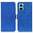 Leather Case Stands Flip Cover Holder K07Z for Xiaomi Redmi 11 Prime 5G Blue