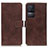 Leather Case Stands Flip Cover Holder K07Z for Xiaomi Redmi K50 5G