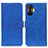 Leather Case Stands Flip Cover Holder K07Z for Xiaomi Redmi K50 Gaming 5G Blue