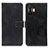 Leather Case Stands Flip Cover Holder K07Z for Xiaomi Redmi K50 Gaming AMG F1 5G Black