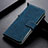 Leather Case Stands Flip Cover Holder K07Z for Xiaomi Redmi Note 10 Pro 4G Green