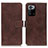 Leather Case Stands Flip Cover Holder K07Z for Xiaomi Redmi Note 10 Pro 5G