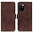 Leather Case Stands Flip Cover Holder K07Z for Xiaomi Redmi Note 11 4G (2021)