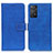 Leather Case Stands Flip Cover Holder K07Z for Xiaomi Redmi Note 11 Pro 4G Blue