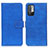 Leather Case Stands Flip Cover Holder K07Z for Xiaomi Redmi Note 11 SE 5G Blue