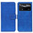 Leather Case Stands Flip Cover Holder K07Z for Xiaomi Redmi Note 11E Pro 5G Blue