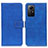 Leather Case Stands Flip Cover Holder K07Z for Xiaomi Redmi Note 12S Blue