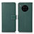 Leather Case Stands Flip Cover Holder K08Z for Huawei Nova 8i Green