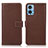 Leather Case Stands Flip Cover Holder K08Z for Motorola Moto E22