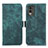 Leather Case Stands Flip Cover Holder K08Z for Nokia C32 Green