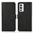 Leather Case Stands Flip Cover Holder K08Z for OnePlus 9RT 5G Black