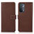 Leather Case Stands Flip Cover Holder K08Z for Oppo A54 5G