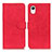 Leather Case Stands Flip Cover Holder K08Z for Samsung Galaxy A23 5G SC-56C Red