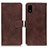 Leather Case Stands Flip Cover Holder K08Z for Sharp Aquos wish