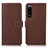 Leather Case Stands Flip Cover Holder K08Z for Sony Xperia 5 III SO-53B