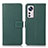 Leather Case Stands Flip Cover Holder K08Z for Xiaomi Mi 12 5G Green