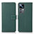 Leather Case Stands Flip Cover Holder K08Z for Xiaomi Mi 12T 5G Green