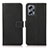 Leather Case Stands Flip Cover Holder K08Z for Xiaomi Poco X4 GT 5G Black